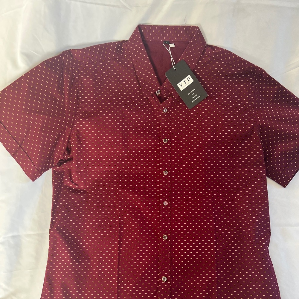 YTD Short Sleeve Button Down Shirt